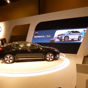 Kia use MC7 on their US Motor Show exhibition stands