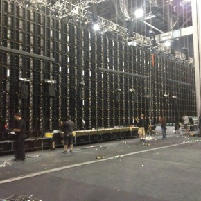 Enormous LED Screen built by CT US at Vegas venue