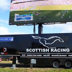 The latest digiLED screen goes to the Races