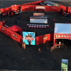 Toura LED Screen is first at the Smirnoff party Toura LED Screen is first at the Smirnoff party